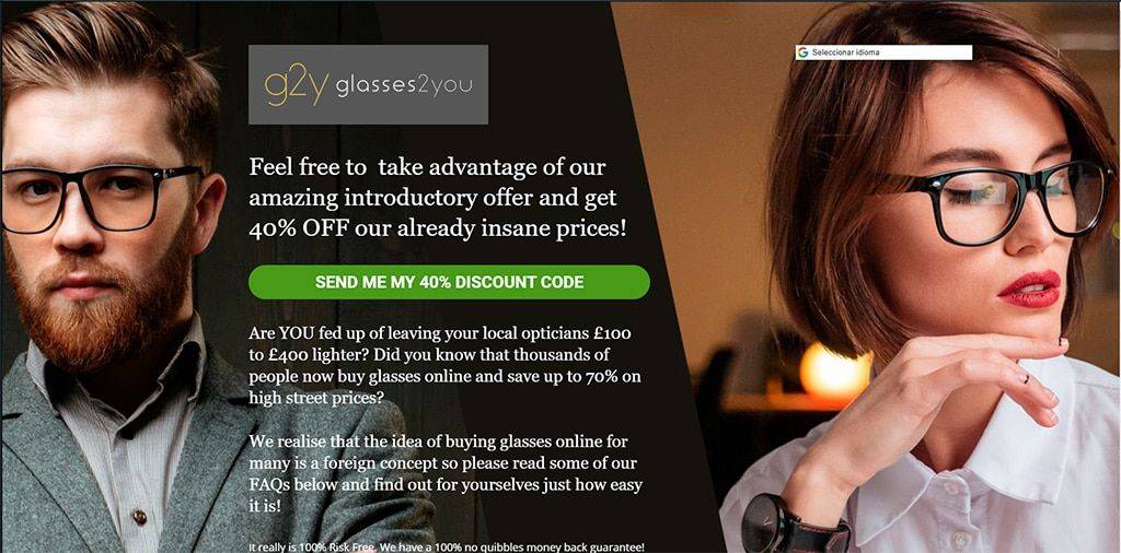 Glasses2you.lpages.co Tienda Online Dudosa Gafas