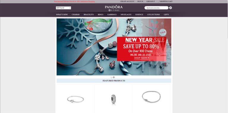 pandoracharmsoutlets.com questionable online store Pandora