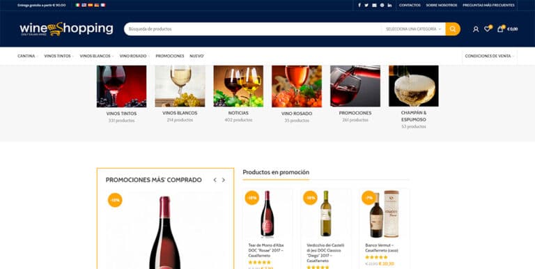 wineshopping.net questionable online store selling wines