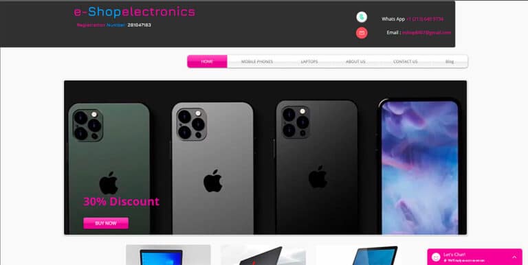 e-shopelectronics.com questionable online store electronics