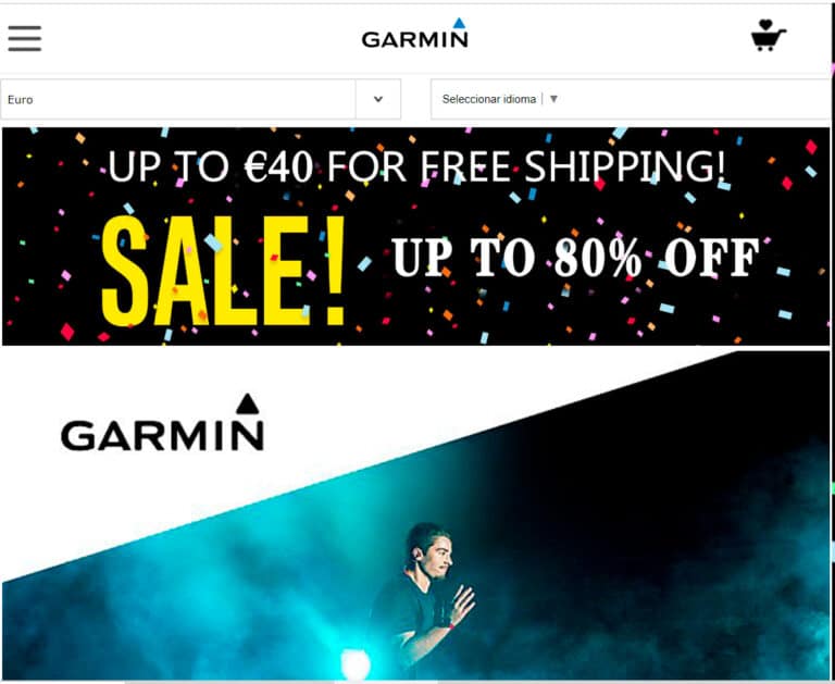 garmineustore.com questionable online store Garmin products