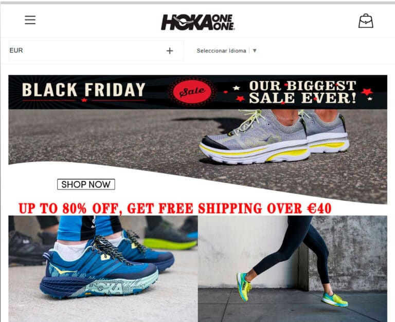 hokaoneonehshop.com questionable online store Hoka One One shoe