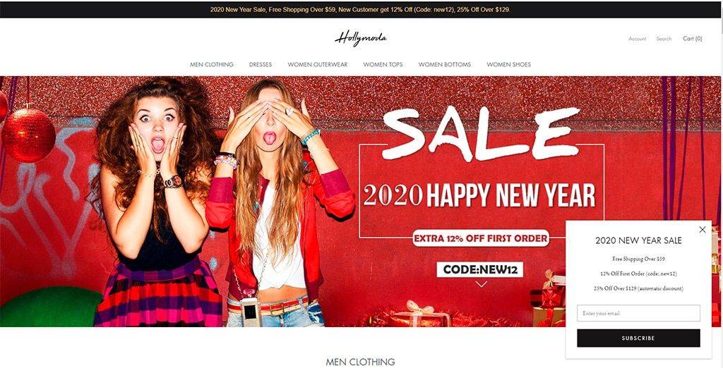 Hollymoda.com Tienda Online Dudosa Moda Hombre Mujer