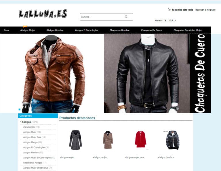 lalluna.es fake online fashion shop