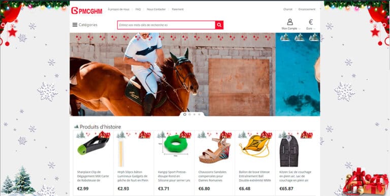pmcghmall.xyz multiproduct questionable online store