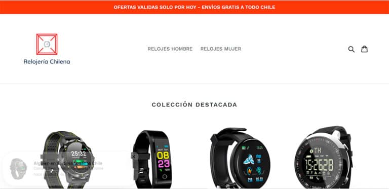 relojeriachilena.com fake online watch shop