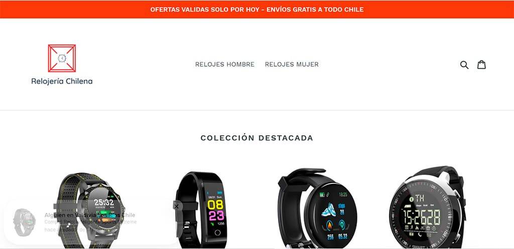 Relojeriachilena.com Tienda Online Dudosa Relojes