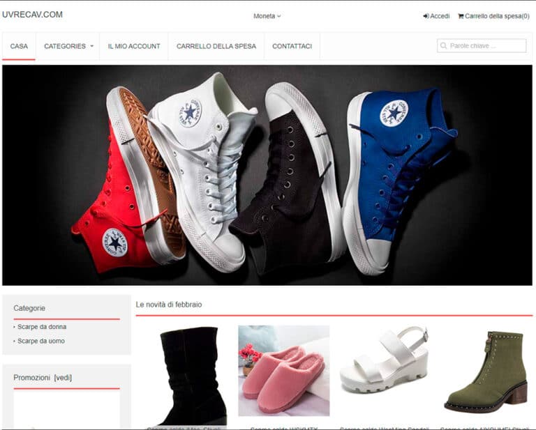 uvrecav.com online shop fake shoes