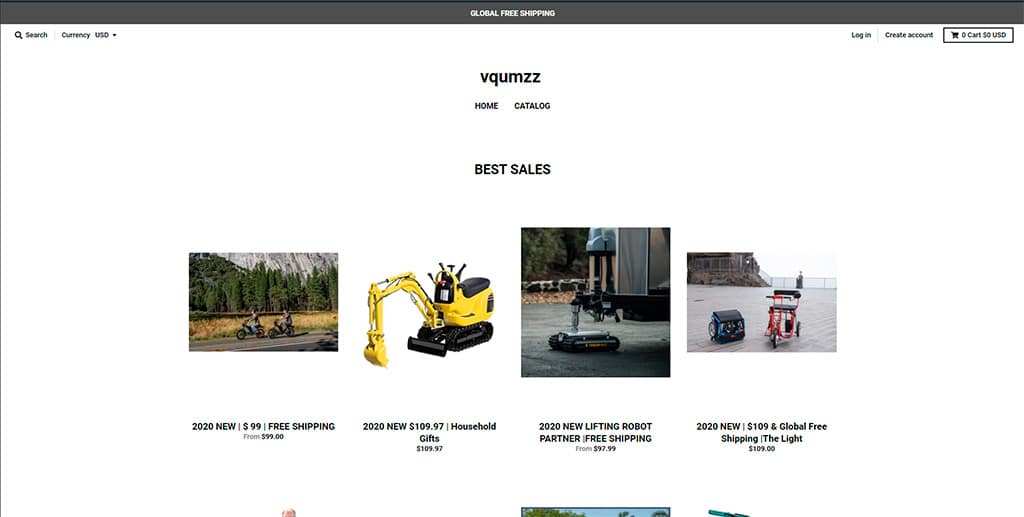 Vqumzz.myshopify.com Tienda Online Dudosa Multiproducto