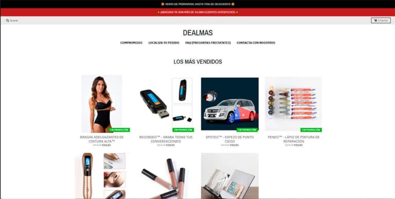 dealmas-es.com fake multiproduct online shop
