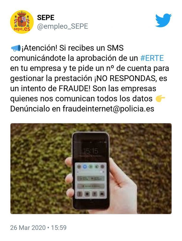 Estafa Sms Erte