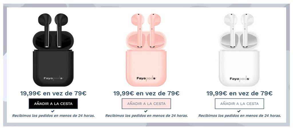 Fayapods.es Tienda Online Dudosa