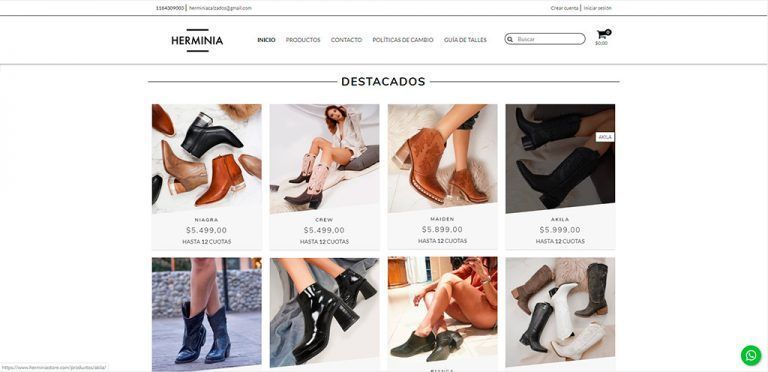 herminiastore.com fake online shoe shop