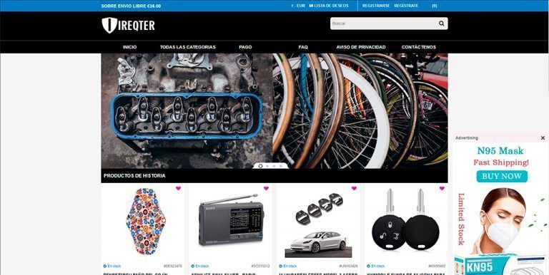ireqter.com fake multi-product online shop