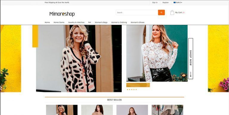 mimoreshop.com fake online fashion shop
