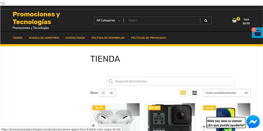Promocionesytecnologias.com Tienda Online Dudosa Tecnologia