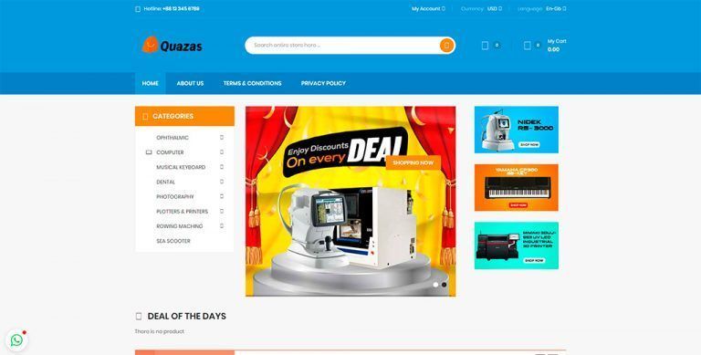 quazas.com multiproduct questionable online store