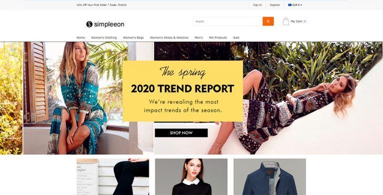 simpleeon.com false fashion online shop
