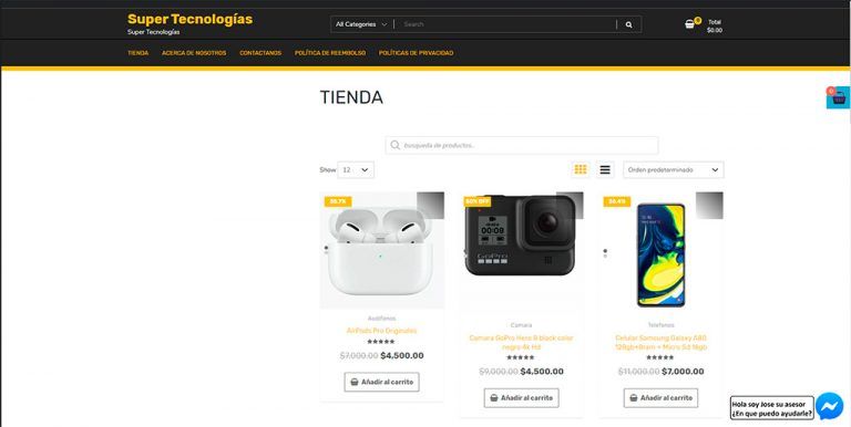 supertecnologias.com fake online technology shop