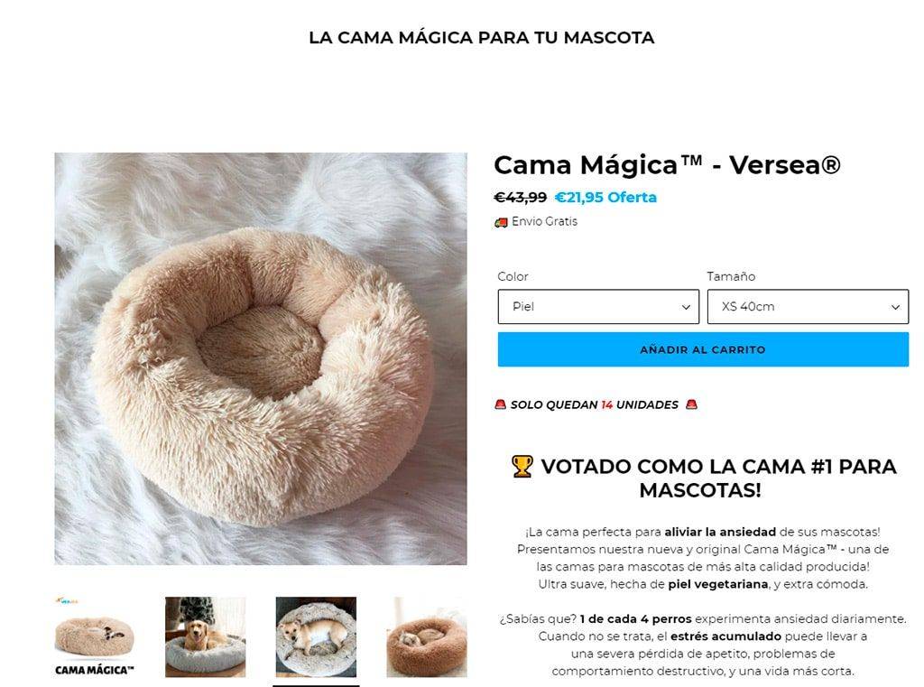 Verseaspain.com Tienda Online Dudosa