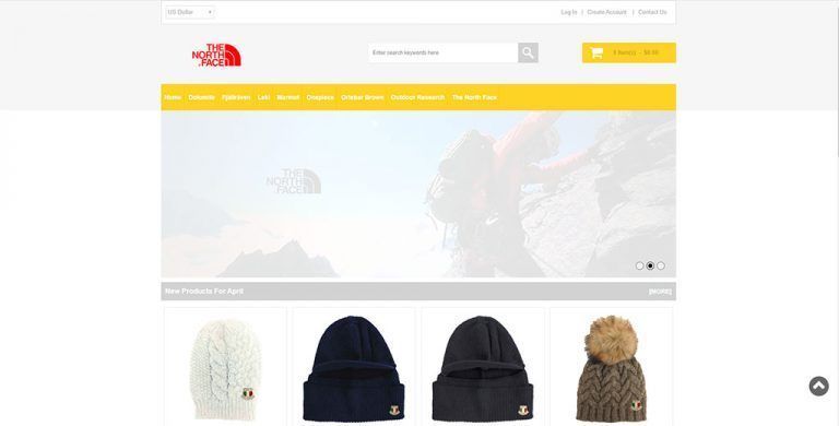 geotechnicalinstruments.com fake North Face online shop