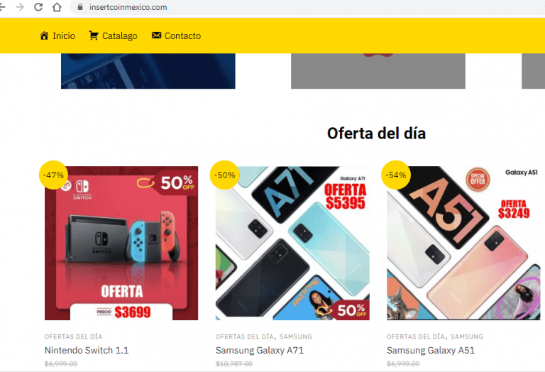 insertcoinmexico.com  ha sido hackeada