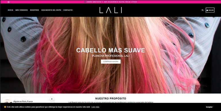 lali-beauty.com fake online beauty shop