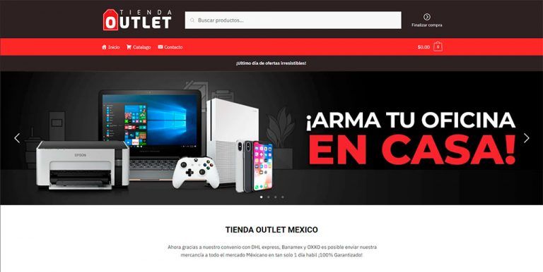tiendaoutletmx.com fake online technology shop