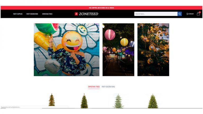 zoneteed.com questionable online store Christmas decoration