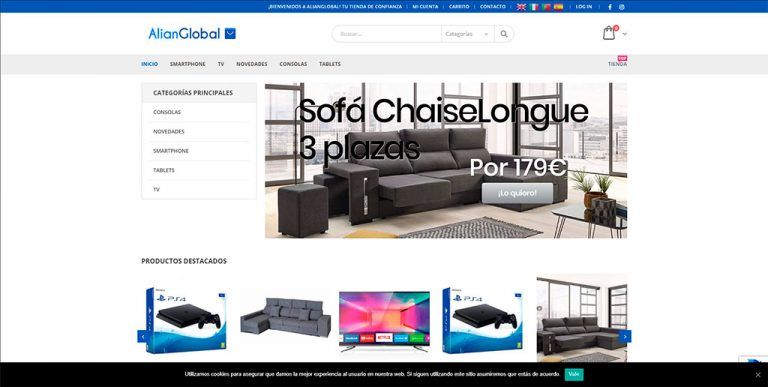 alianglobal.com fake online electronics shop