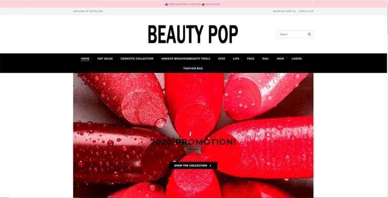 beautypopus.com online fake makeup shop