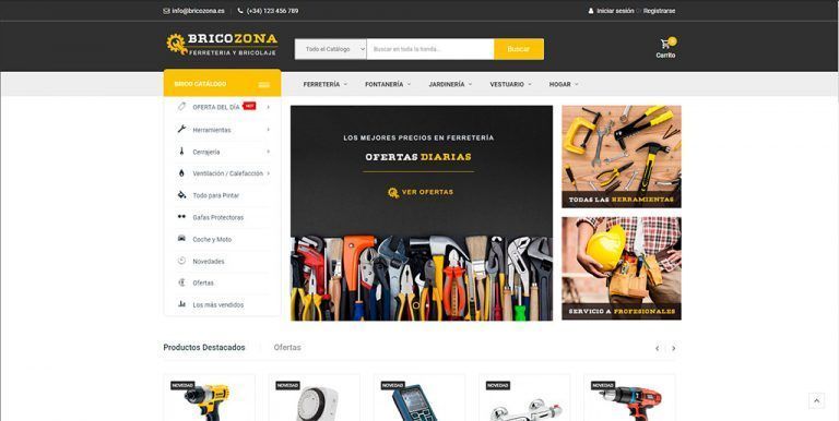 bricozona.es fake do-it-yourself online shop
