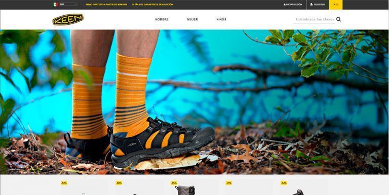 keenmexico.com.mx questionable online store Keen products