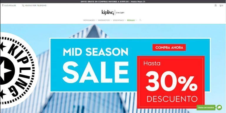 kiplingmexico.com tienda dudosa de Kipling
