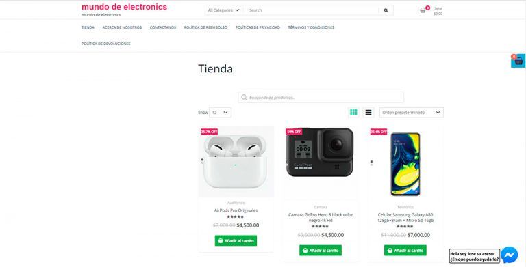 mundodeelectronics.com fake online electronics shop
