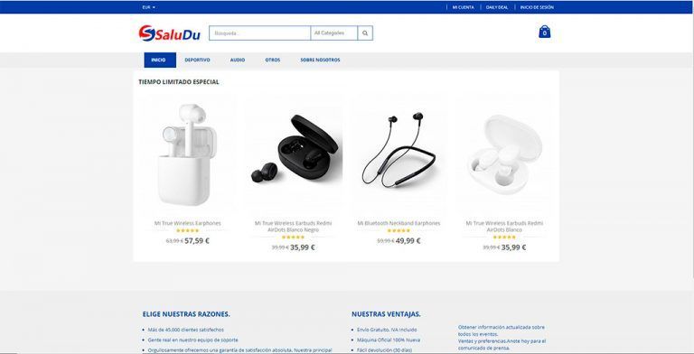 saludu.com fake online technology shop