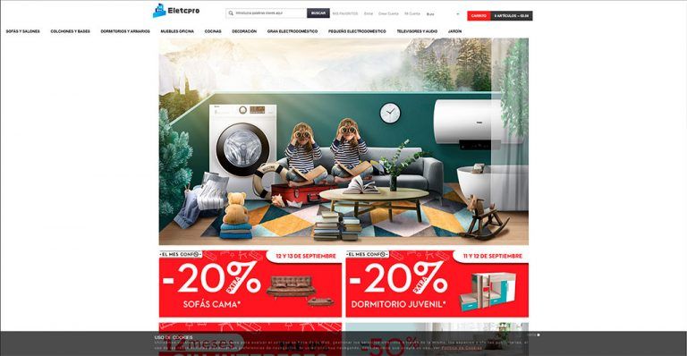 eletcpro.com questionable online store appliances and furniture