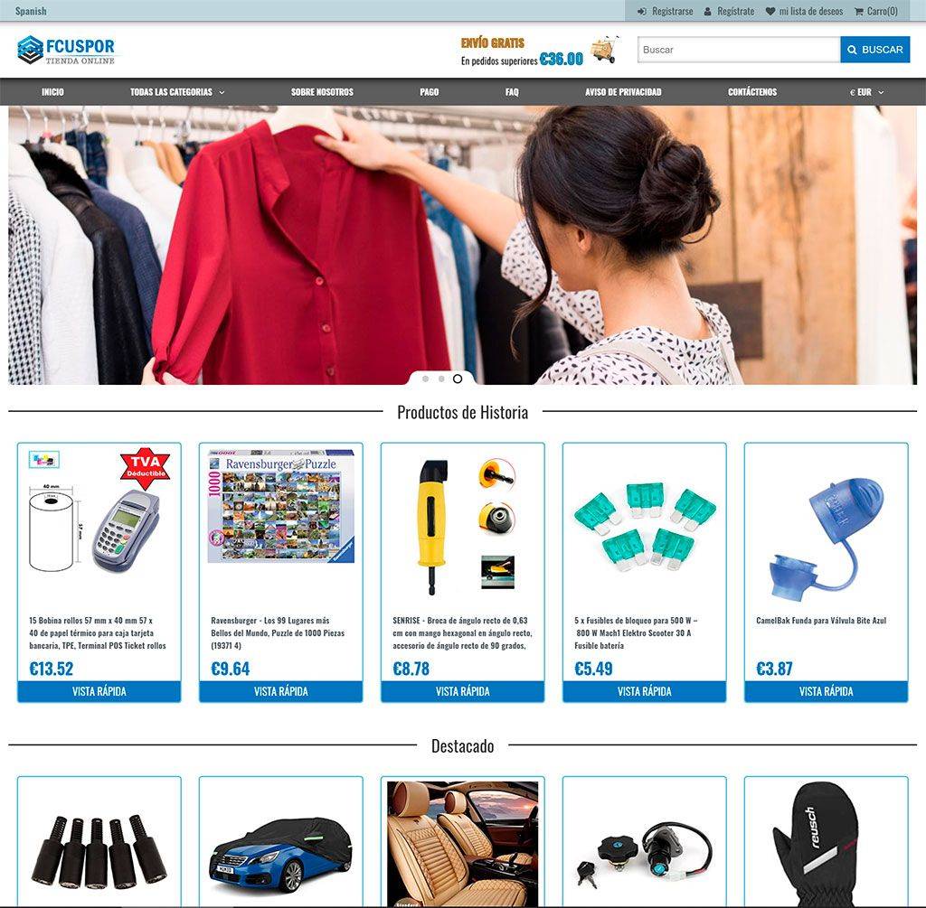 Fcuspor.com Tienda Online Dudosa Multiproducto