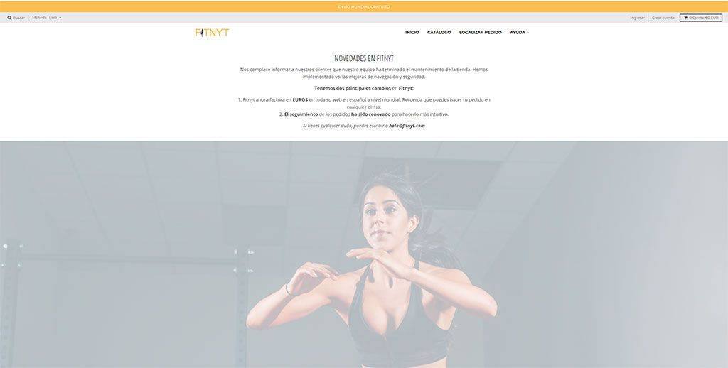 Fitnyt.es Tienda Online Dudosa Articulos Deportivos