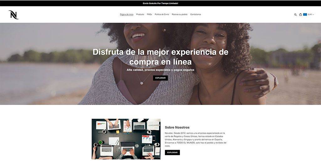 Nevalec.com Tienda Online Dudosa Multiproducto