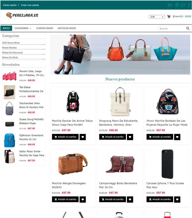 perezjara.es online shop fake handbags