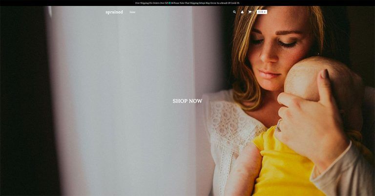 sprained.site fake multiproduct online shop