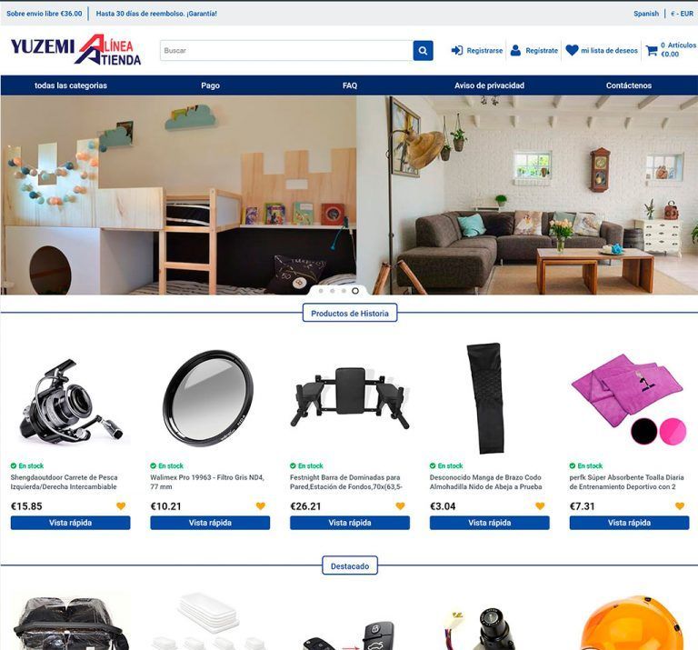 yuzemind.com fake multi-product online shop