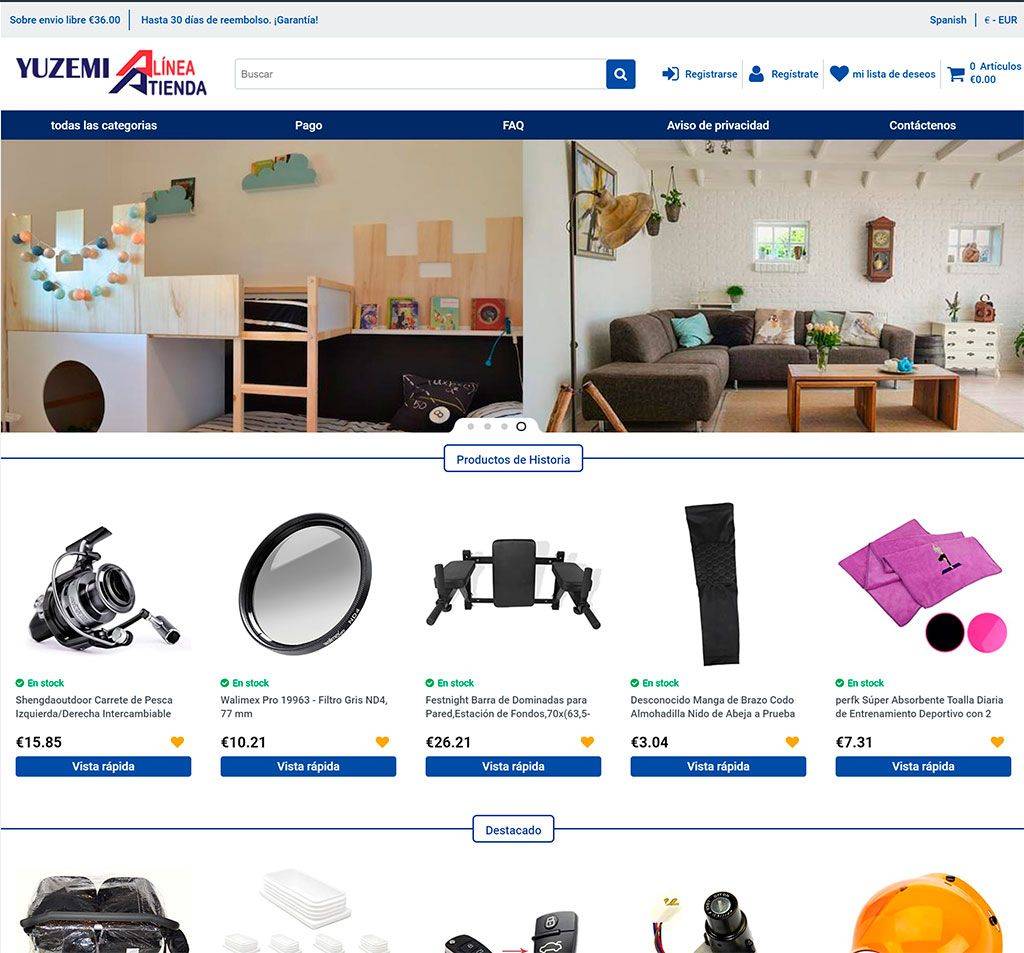 Yuzemind.com Tienda Online Dudosa Multiproducto