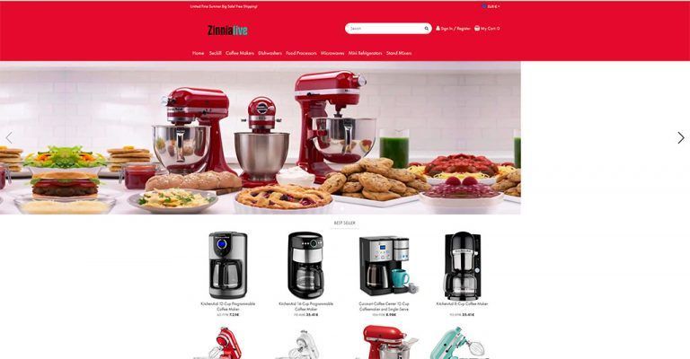 zinnialive.com questionable online store