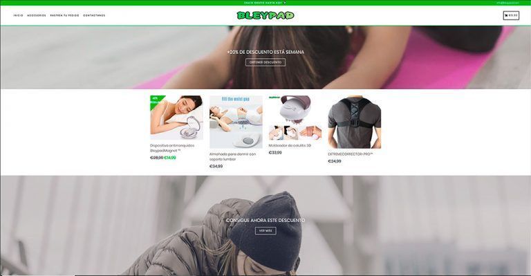 bleypad.com fake online health shop