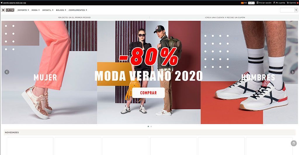 Calzadodeporte.online Tienda Online Dudosa Calzado Munich