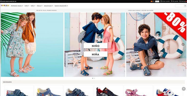 calzadoninos.online fake children’s shoe shop Pablosky