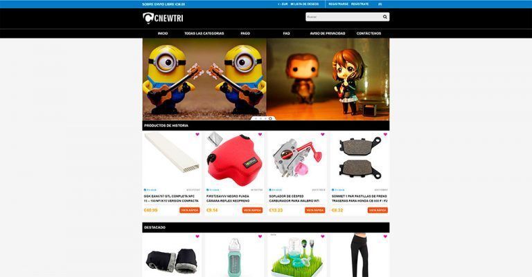 cnewtrial.com fake multi-product online shop