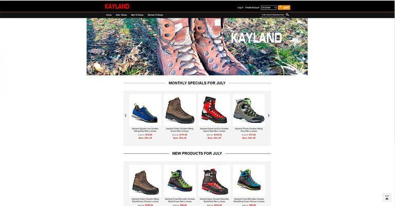 kaylandbootsusa.com Kayland fake footwear online shop